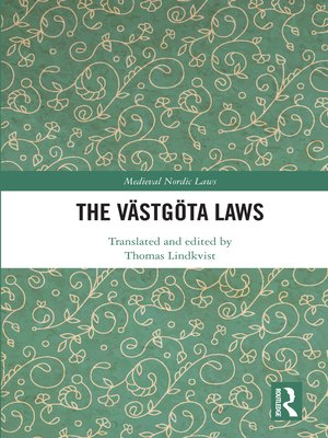 cover image of The Västgöta Laws